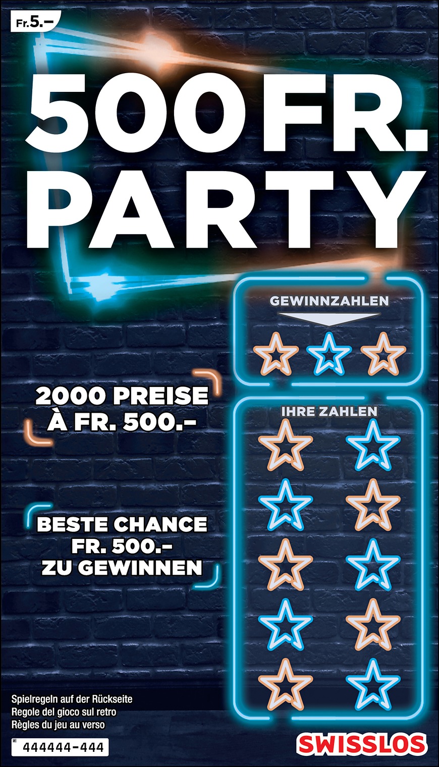 Fr. 500.- Party 2001
